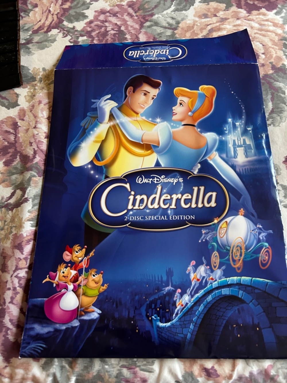Vtg Disney Cinderella Exclusive Commemorative Lithograph Lenticular 3D Art 2005 - Picture 6 of 6